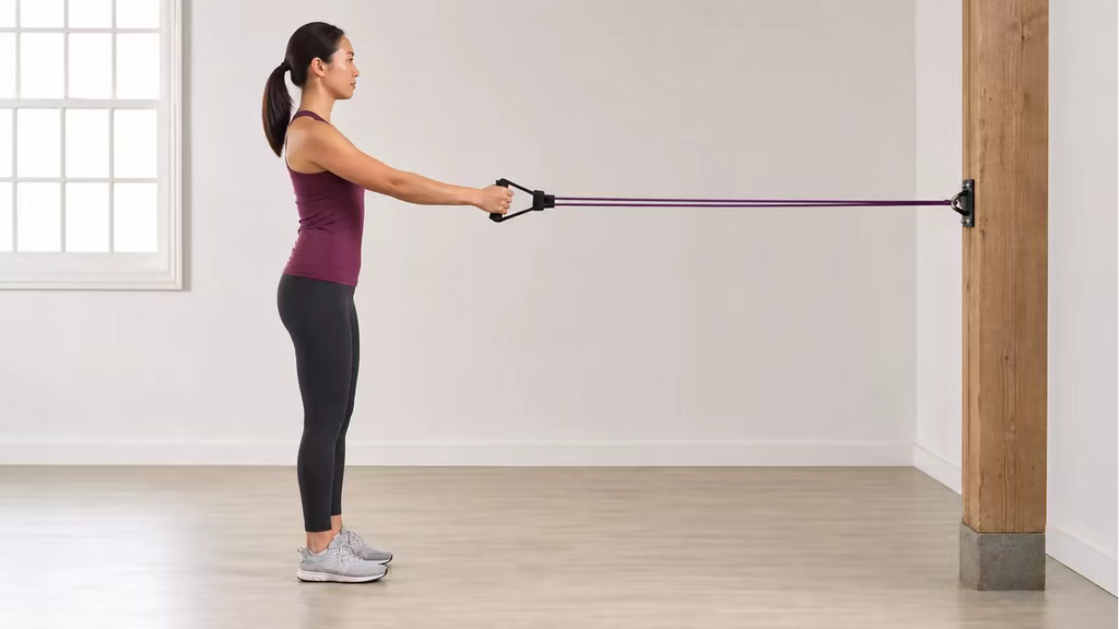 Tirage horizontal avec élastique