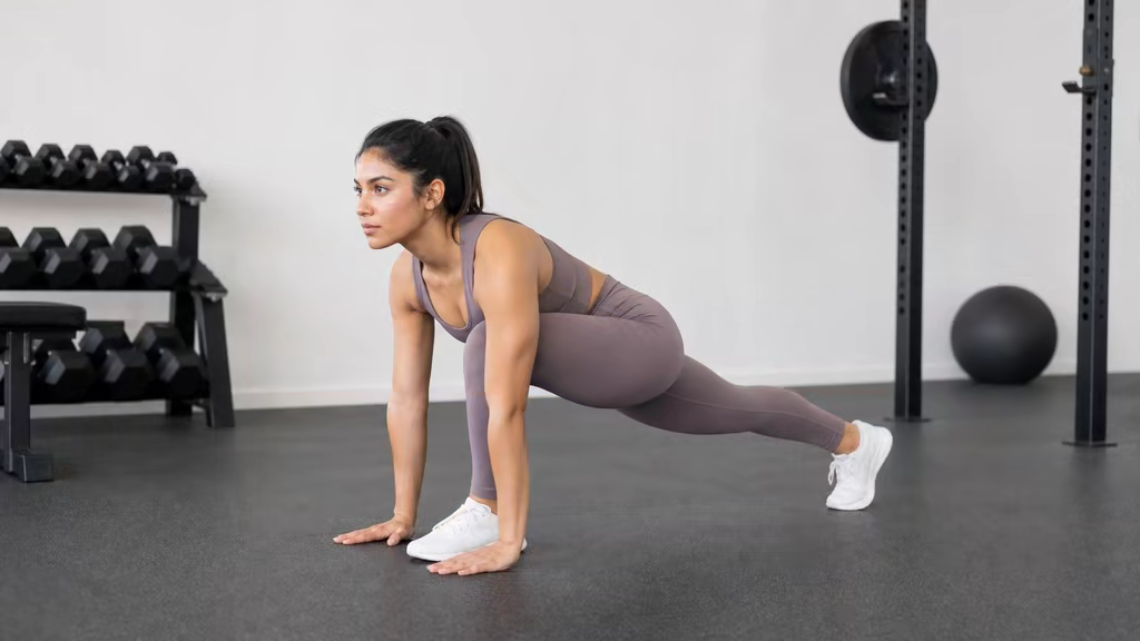 Burpee step-back