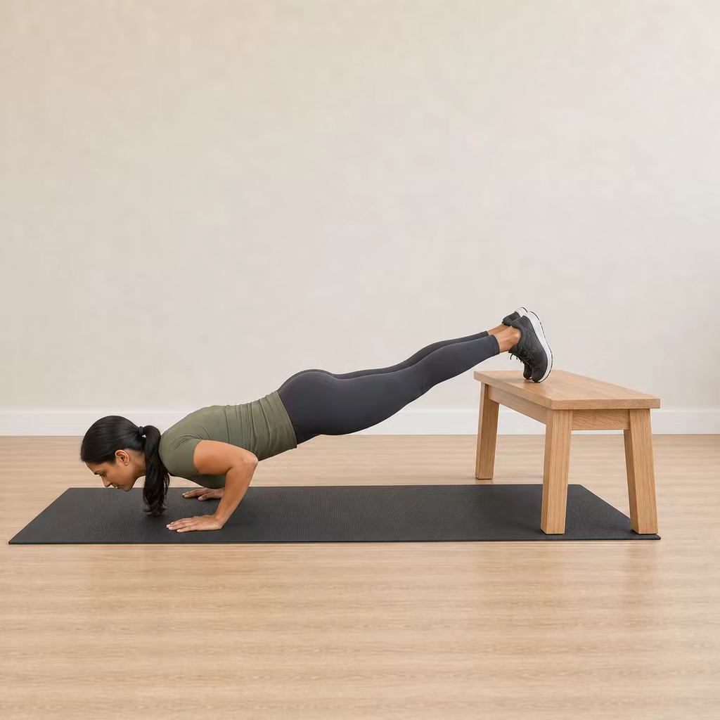 Decline push-ups