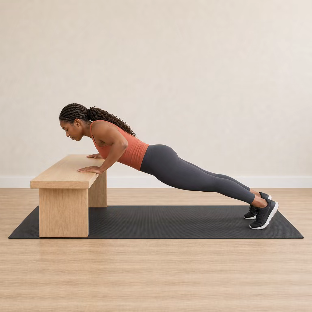 Incline push-ups