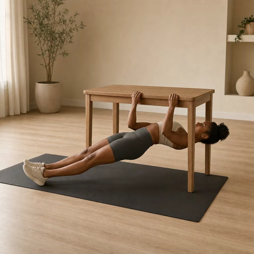 Row inversé sous table
