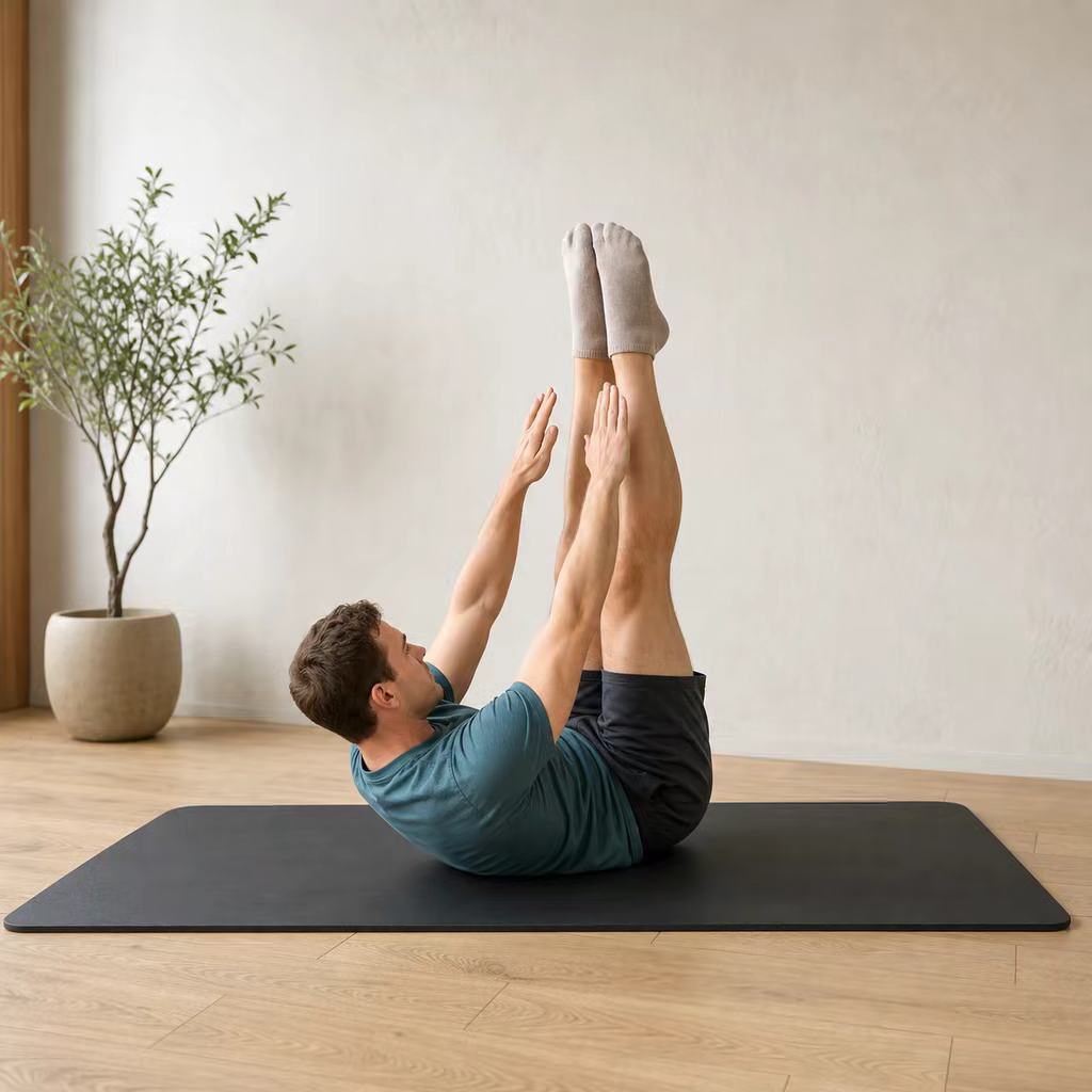 Crunch vertical jambes