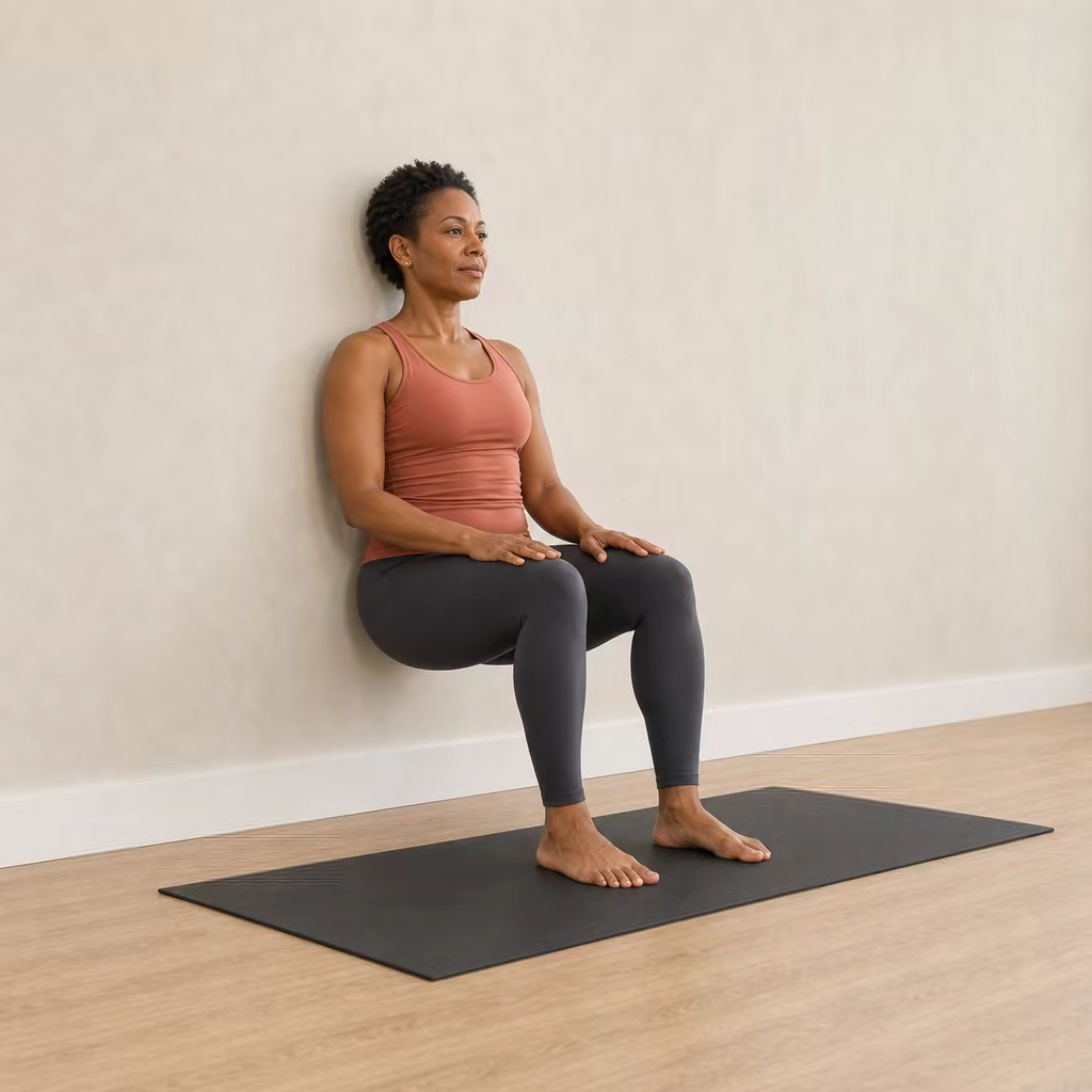 Chaise contre le mur